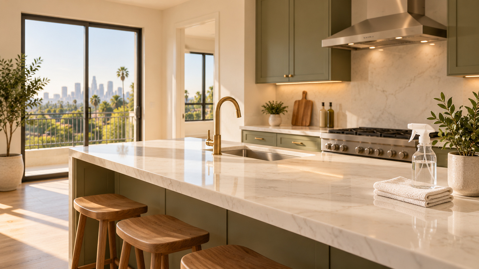 Clean kitchen interior